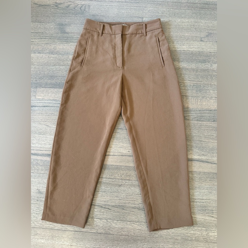 Aritzia Wilfred Dress Pants-Brown/Caramel Color-Size 10